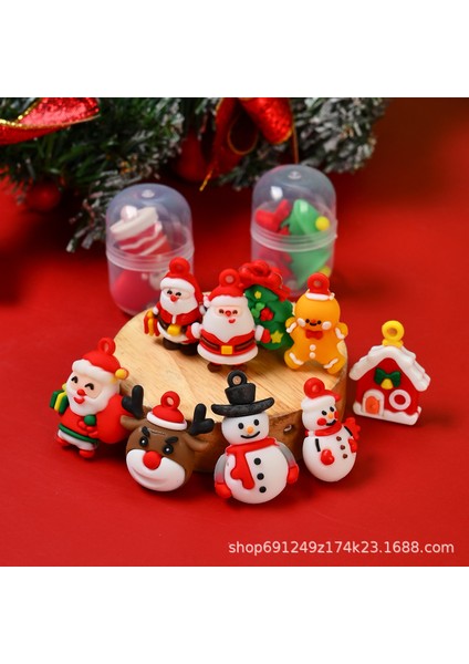 Noel Gashapon Makinesi Karikatür Bebek Anahtarlık Kolye (Yurt Dışından) fırsatları