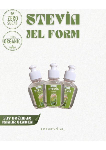 Stevia Şeker Otu 100GR Sıvı 2 Adet