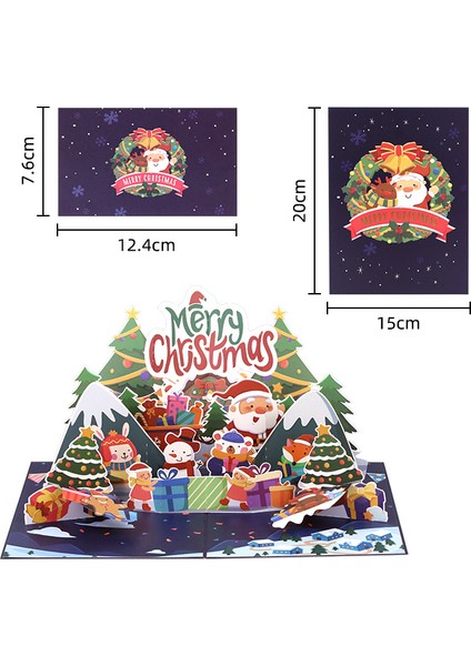 Yaratıcı Noel Kartları Noel Dekorasyonu (Yurt Dışından) fiyatları