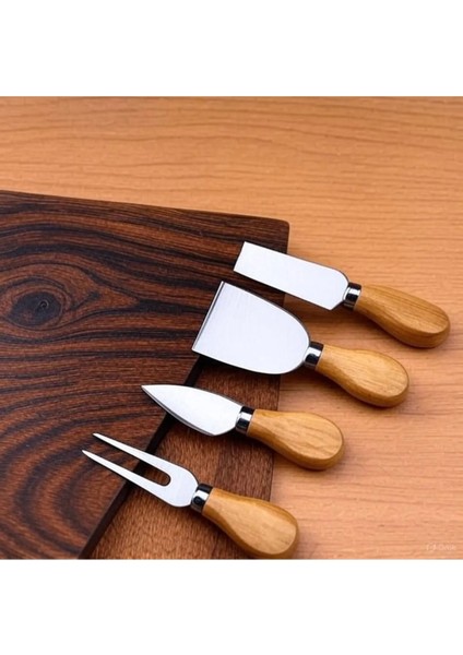 Bambu 4’lü Peynir Bıçağı Seti – Kompakt ve Şık Tasarım modelleri