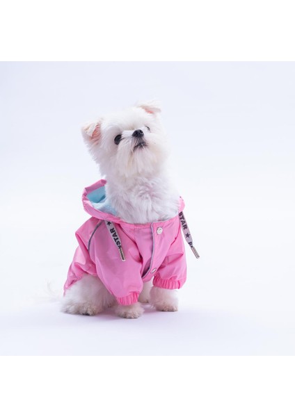 Pembe Pluvia V25 Köpek Mont Köpek Yağmurluk Köpek Kıyafeti Köpek Elbisesi fırsatları