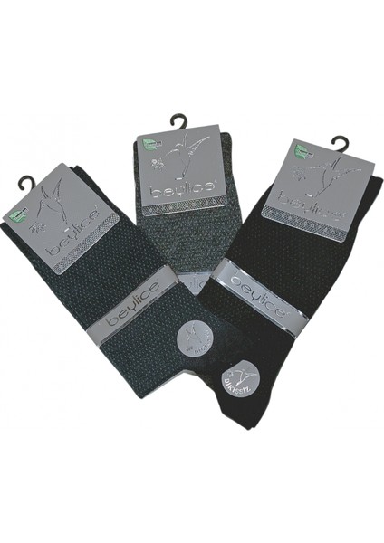 Beylice Desenli Bambu Dikişsiz Erkek Çorabı -Sıkmayan Lastik- Tavşan Kulağı Kavrayan Topuk 6 fırsatları