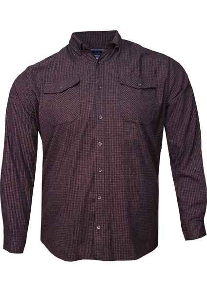 Büyük Beden Pamuklu Oduncu Gömlek