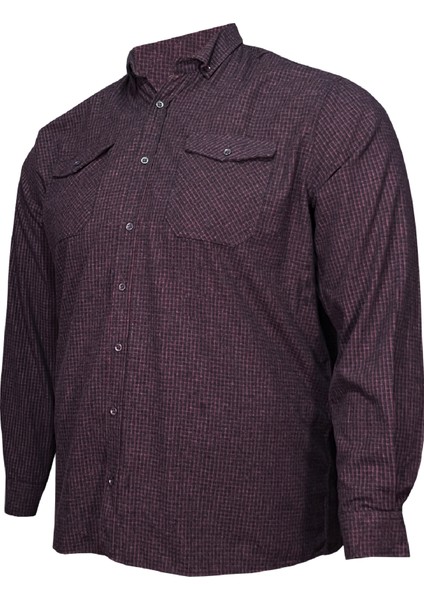 Büyük Beden Pamuklu Oduncu Gömlek modelleri