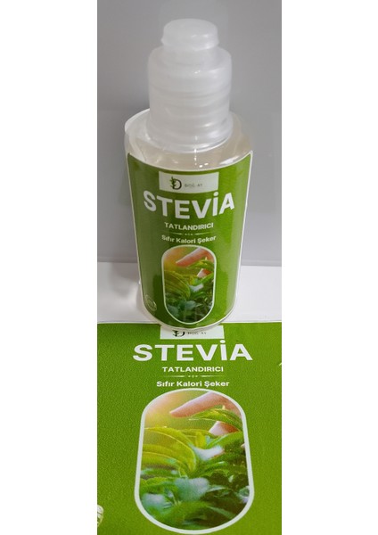 2 Adet Stevia Şekerotu 50 gr 200DROP Kullanıma Hazır Sıfır Kalori Şeker