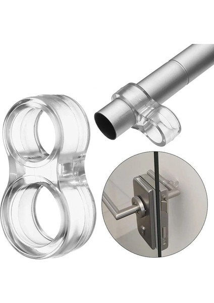 20 Adet Silikon Kapı Kolu Stoperi Tamponu Şeffaf Kapı Pencere Kolu Durdurucu Sessiz Stop fiyatları