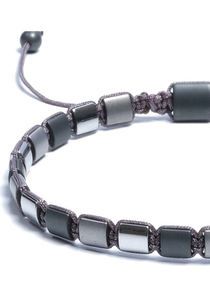 Hematit Doğal Taş Bileklik, Unisex Bileklik, Tasarım Bileklik Ipli Ayarlanabilir fiyatları