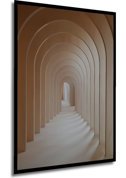 Dekoratif Ahşap Dikdörtgen Tablo Kemerli Geçit Çerçeve Görünümlü modelleri