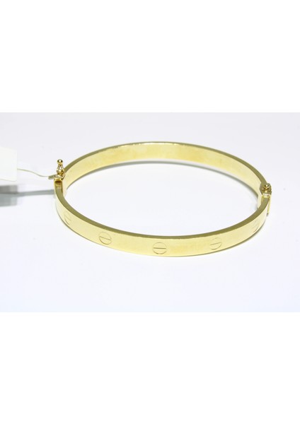 14 Ayar Altın Vida Desenli Spor Model Kelepçe 8.43 gr fiyatları