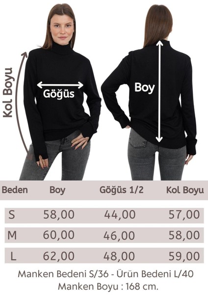 Yarım Balıkçı Yaka Triko-Siyah indirimleri