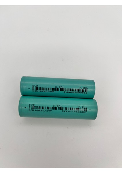 Eve ICR18650-20P Li-Ion Pil (Yenilenmiş) – 2000 Mah, 3.6 V 20 A modelleri