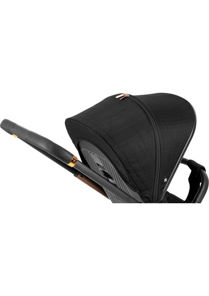 Nanofold 3 Black Cosmo Travel Sistem Bebek Arabası Black Gold