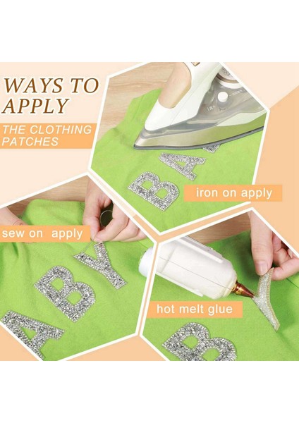 104X Glitter Rhinestone Alfabe Harf Çıkartmaları 2 4 Inç Reçine Rhinestone Demirinde Parıltılı Glitter Self Self-Yapışkan A-Z (Yurt Dışından) fırsatları