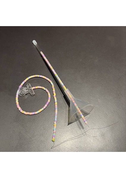 Boncuk Hunisi 4pcs Boncuk Huni Mücevher Yapımı Için Boncuk Bilezik Kiti Huni ile Kolye Yapımı Boncuklu Iğneler Klip (Yurt Dışından) fırsatları