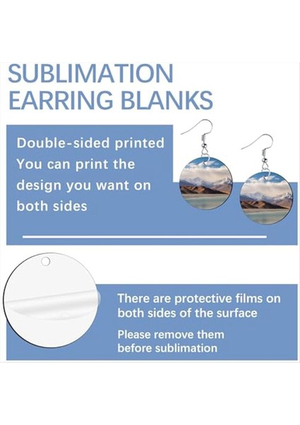 210PCS Süblimasyon Küpe Boşluklar Çift Side 70 Süblimasyon Boş Ürünler 70 Kanca ve 70 Atlama Halkası Isı Transferi (Yurt Dışından) indirimleri