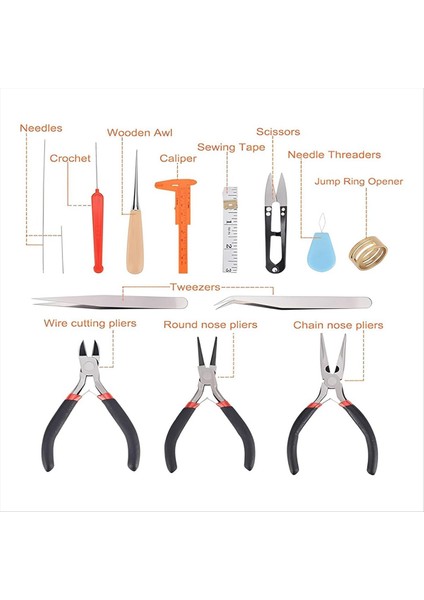 Takı Yapma Aracı Kiti Yetişkinler Için Takı Pense ile Takı Onarım Araçları Zanaat Dıy ve Mücevher Yapımı (Yurt Dışından) fiyatları