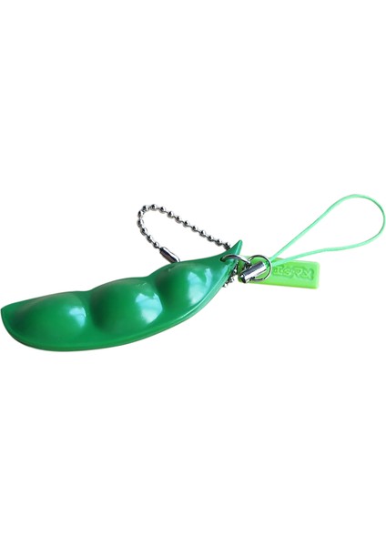 3 Paket Squeeze-A-Bean Puti Puti Mugen Edamame Keychain Keyasyon Ekstrüzyon Fasulye Bezelye Soya Oyuncakları (Yurt Dışından) fırsatları