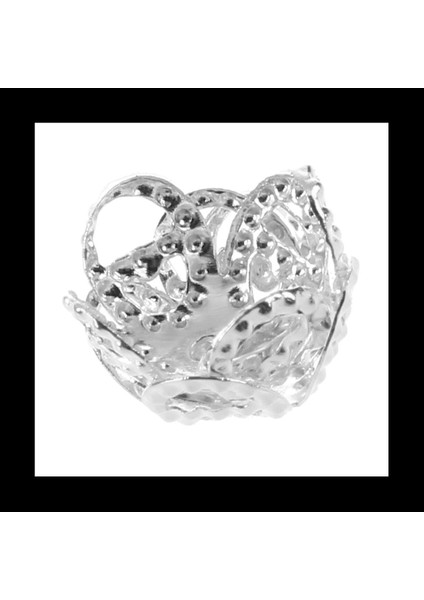 200 Parçalı Gümüş 4 Yaprağı Dili Boncuk Kapakları Mücevher Yapımı Için Büyük Boncuklar (8mm) (Yurt Dışından) fiyatları