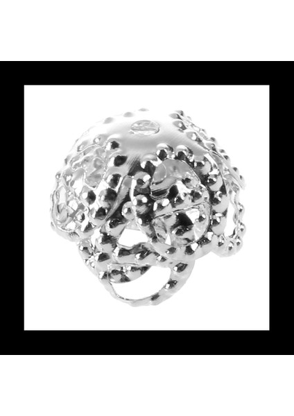 200 Parçalı Gümüş 4 Yaprağı Dili Boncuk Kapakları Mücevher Yapımı Için Büyük Boncuklar (8mm) (Yurt Dışından) modelleri