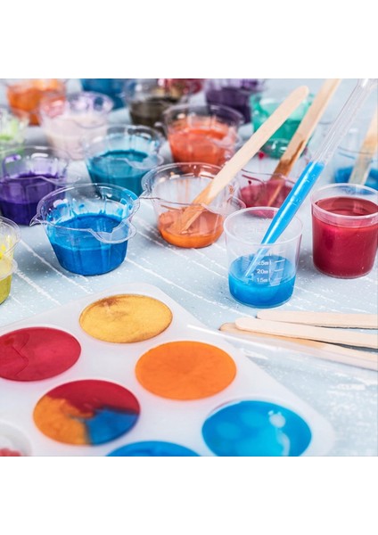 Epoksi Karıştırma Bardakları Kiti 200PCS Plastik 30ML Tek Kullanımlık Ölçüm Kupaları Boya Karıştırma Için Damlalı Mücevher Yapımı (Yurt Dışından) fırsatları