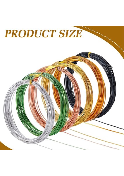 196FT 6 Renk Düz Alüminyum Tel Dıy Zanaat Takı Için 0 5X1MM Renkli Tel Sırlı Emaye Zanaat 32 81 Feet/rulo (Yurt Dışından) modelleri