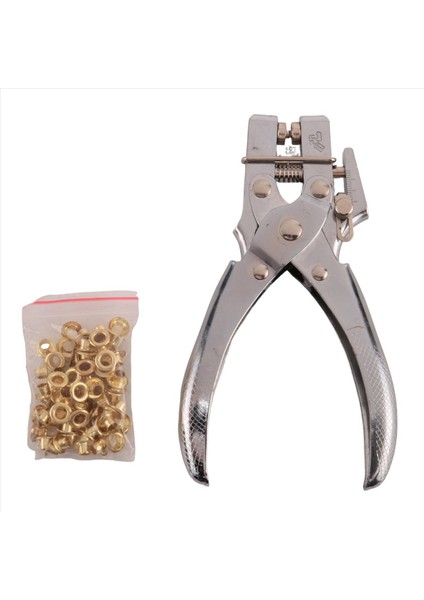 3/16 Inç Grommet Yüze Pense Set Kıyafet Deliği Yumruk Pençeleri Grommet El Piltier 200 Adet Grommets Gözetleri (Yurt Dışından) indirimleri