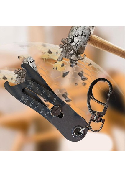 Taşınabilir Hassas Diş Boyutu Denetleyicisi Anahtarlık Somun ve Cıvata Iplik Boyutu Dama Cıvatası Boyutu Bulucu Ölçüm Için (Yurt Dışından) fırsatları