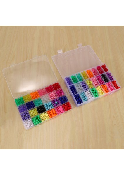 Pony Boncukları 1 900 Pcs 9mm Pony Boncukları Bilezik Mücevher Yapımı Için Elastik Ip ile 24 Renkte Ayarlanmış (Yurt Dışından) modelleri