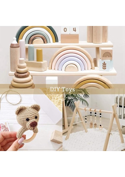 60PCS 70MM Ahşap Halkalar Dıy El Sanatları Için Ahşap Yüzük Ahşap Daireler Makrone Bitki Askısı Süs Eşyaları ve Mücevher Yapımı (Yurt Dışından) indirimleri