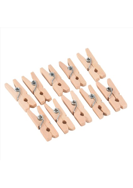 100 Adet/set 25MM Mini Ahşap Klip Doğal Zanaat Pimi Fotoğraf Bebek (Yurt Dışından) modelleri