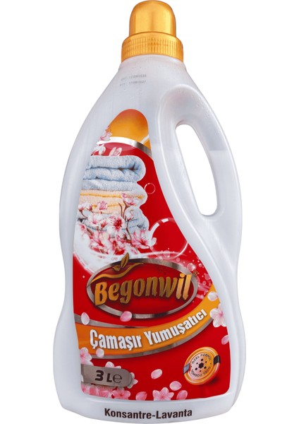Konsantre Çamaşır Yumuşatıcı 3 Litre Lavanta