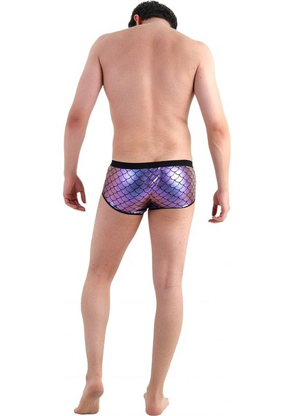 Slıde – Parlak Yanar Döner Çok Renkli Fantezi Erkek Boxer (Mavi & Pembe) fırsatları