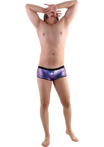 Slıde – Parlak Yanar Döner Çok Renkli Fantezi Erkek Boxer (Mavi & Pembe) indirimleri