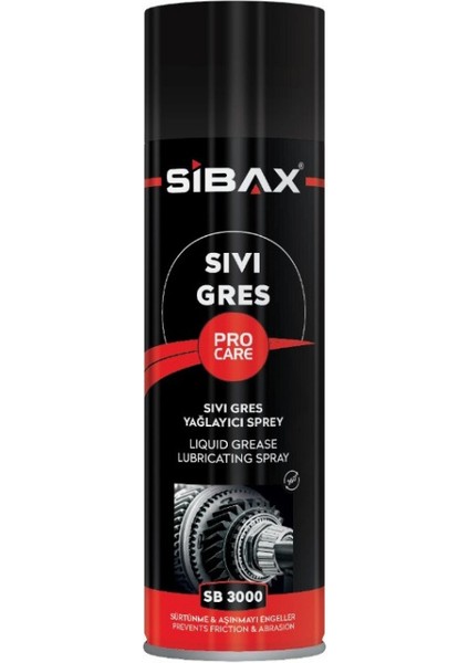 Sıvı Gres Yağlayıcı Sprey SB3000(500ML)