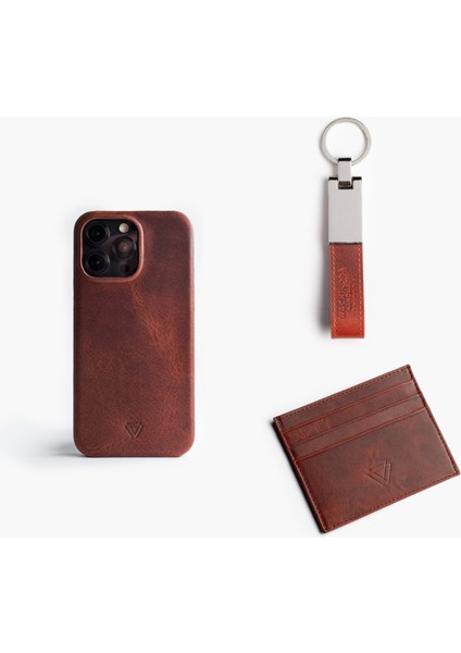 Klasik Deri Hediye Seti - Full Wrap Magsafe fiyatları