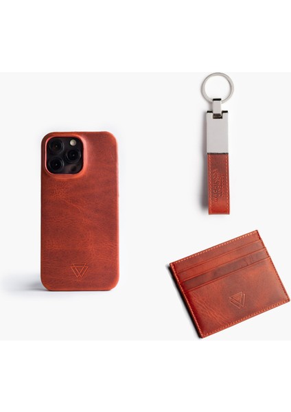 Klasik Deri Hediye Seti - Full Wrap Magsafe fırsatları