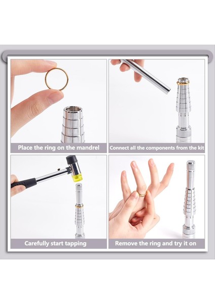 Yüzük Sedye Boyutu Düzenleyici Nişan Yüzük Sizer Takı Boyutlandırma Aracı Halka Dönüşü ve Yüzük Yapımı Için (Yurt Dışından) modelleri