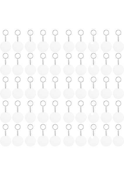 150 Pcs 2 Inç Akrilik Şeffaf Diskler ve Anahtar Zincirler Seti Dıy Projeleri Için Açık Boş Akrilik Diskler Yuvarlak Anahtarlık (Yurt Dışından) fiyatları