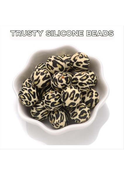 50 Adet Silikon Boncuklar Kalem Kolye Bilezik Için Anahtar Zinciri Yığın Için 15MM Yığın (Yurt Dışından) fiyatları