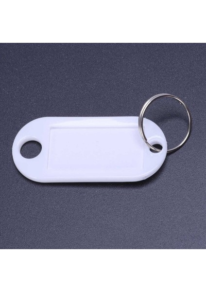 Beyaz Taşınabilir Plastik Anahtar Fob Anahtar Etiket Kimliği Etiketleri 400 Parça (Yurt Dışından)