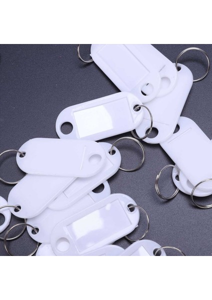 Beyaz Taşınabilir Plastik Anahtar Fob Anahtar Etiket Kimliği Etiketleri 400 Parça (Yurt Dışından) fiyatları