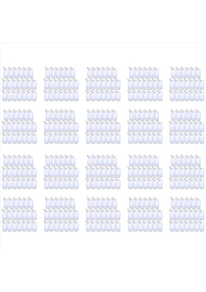 Beyaz Taşınabilir Plastik Anahtar Fob Anahtar Etiket Kimliği Etiketleri 400 Parça (Yurt Dışından) fırsatları