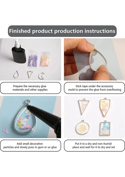 160 Pcs Çeşitli Reçine Preslenmiş Çerçeveler Için Açık Metal Çerçeveler Küpe Yapan Küpe Yapımı (Altın ve Gümüş) (Yurt Dışından) modelleri