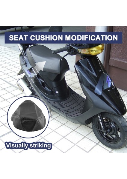 Motosiklet Koltuk Kapağı Taklit Honda Dio AF27/AF28 Motosiklet Modifikasyonu Siyah (Yurt Dışından) fırsatları