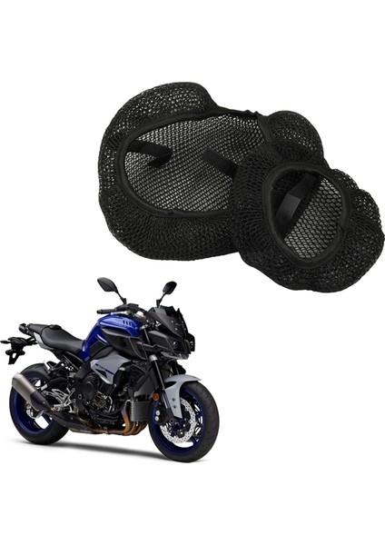 Motosiklet 3D Ağ Net Koltuk Kapağı Yastık Koruyucu Ped Yalıtım Yalıtımı Yamaha Için Nefes Alabilir Mt-07 MT07 2013-2017 (Yurt Dışından) fırsatları