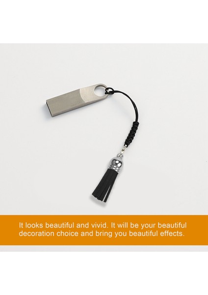 100PCS Anahtarlık Püskülleri Süet Deri Püskül Kolyeler Dıy El Sanatları Için Anahtarlık Dekorasyonu (Siyah) (Yurt Dışından) indirimleri