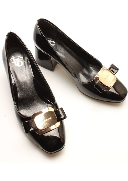 Idil Siyah Rugan Tokalı Kadın Topuklu fiyatları