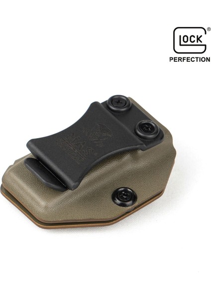 ® Kydex Iç Taşıma Şarj Kılıfı 9mm Glock Haki modelleri