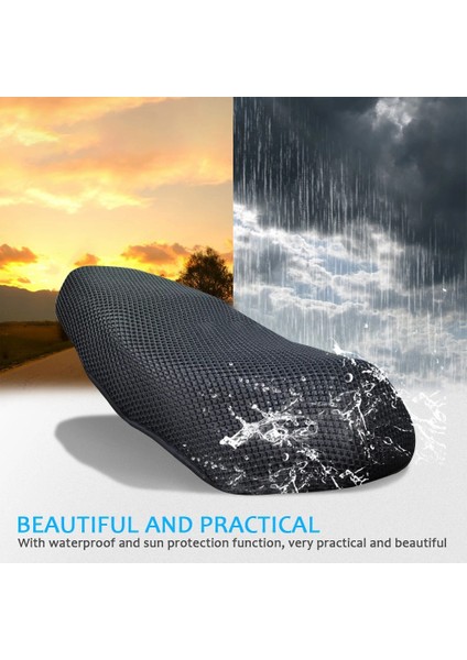 Honda FORZA350 NSS350 Forza Nss 350 Motosiklet 3D Kafes Net Arka Koltuk Kapağı Koltuk Yastık Kapağı Accessoreis (Yurt Dışından) indirimleri