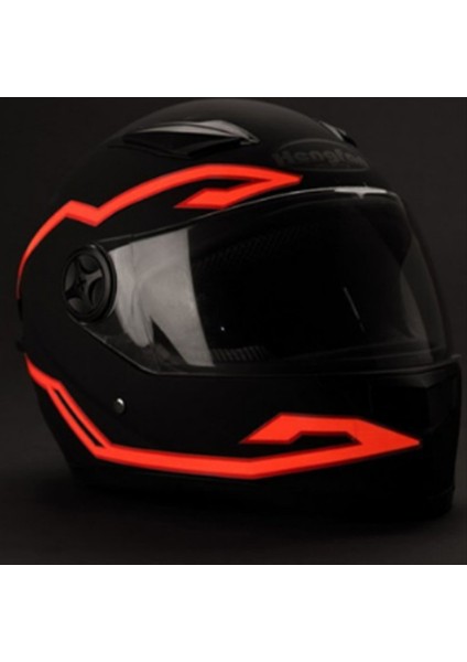 Motosiklet Bisiklet Kaskı LED Soğuk Işık Şeridi Yanıp Sönen Uyarı Işıkları Trim Sticker Gece Binicilik Kask Işık Şeridi (Yurt Dışından) indirimleri